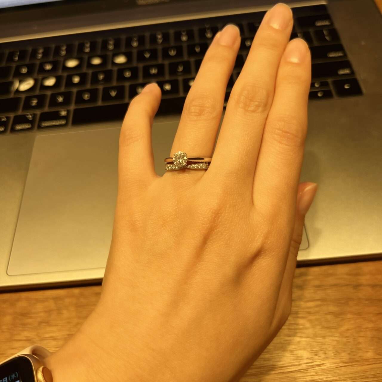 HWの婚約指輪をお直ししてきた日